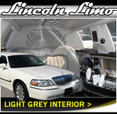 Stretched Lincoln Town Car With Light Interior Design